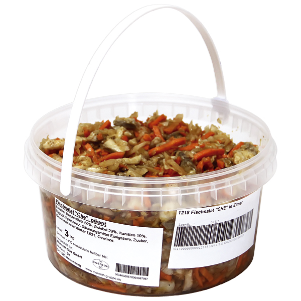 Рыбный салат с морковью корейский "Хе", пикантный