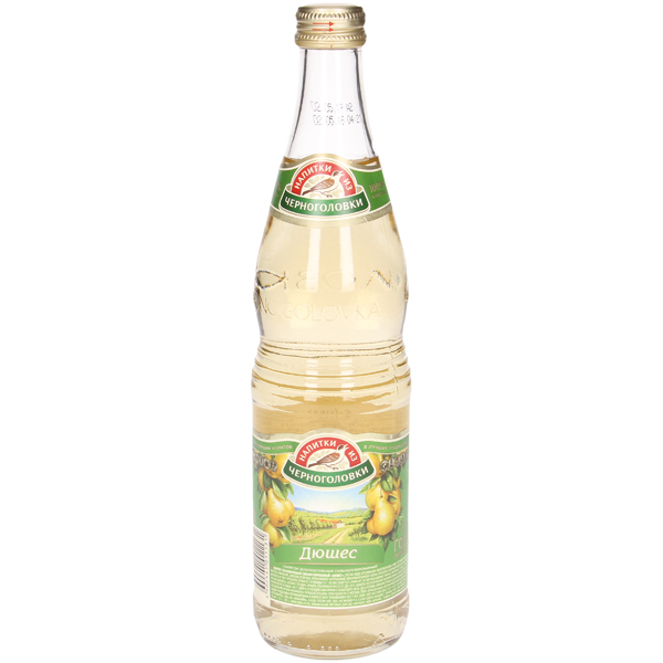 "DUSHES" Koolzuurhoudende frisdrank met perensmaak