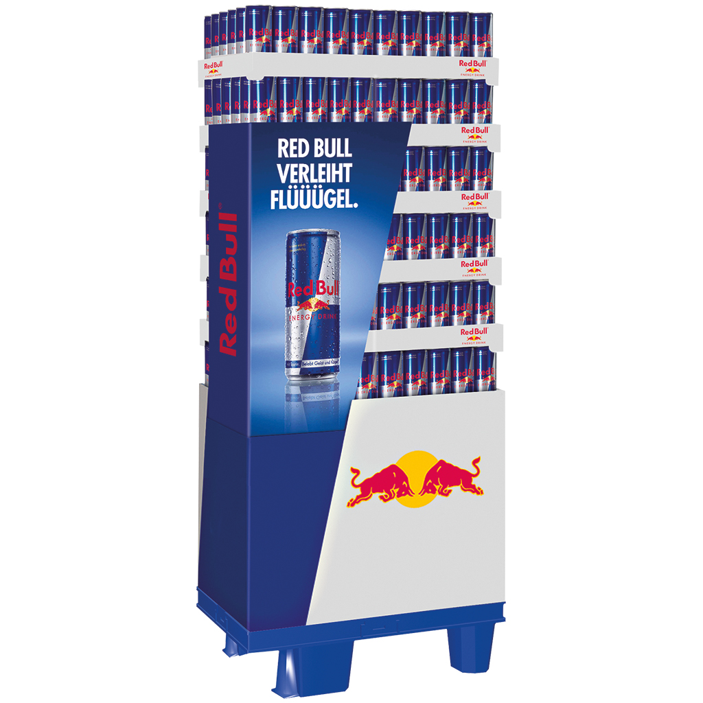Cafeïnehoudende verfrissende drank Red Bull