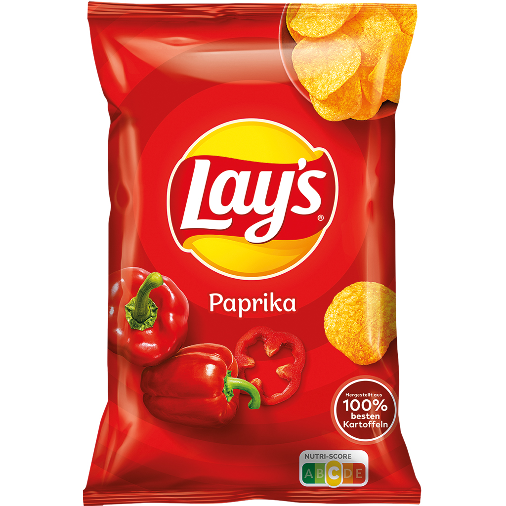 Aardappelchips "Lays" met paprikasmaak