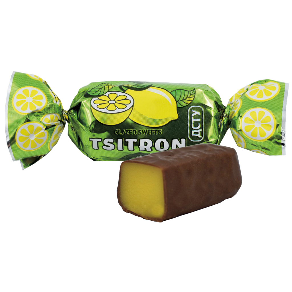 Tsitron - Snoepjes met citroensmaak in cacao-vetglazuur