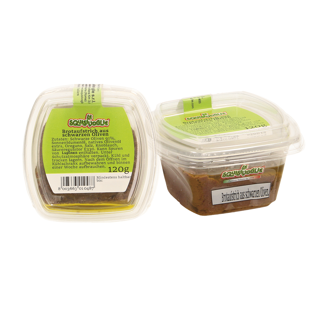 Паста из чёрных оливок.