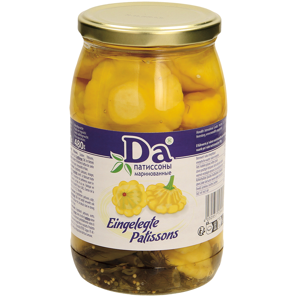 "DA" Патиссоны маринованные