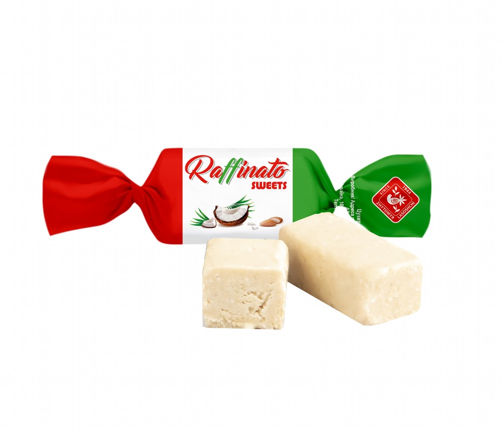 Раффинато – Конфета с кокосовой стружкой и сливочно-кокосовы