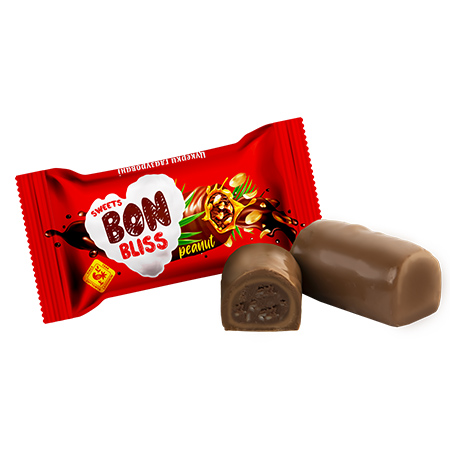 Bon Bliss – Конфета с арахисом в жировой глазури с какао