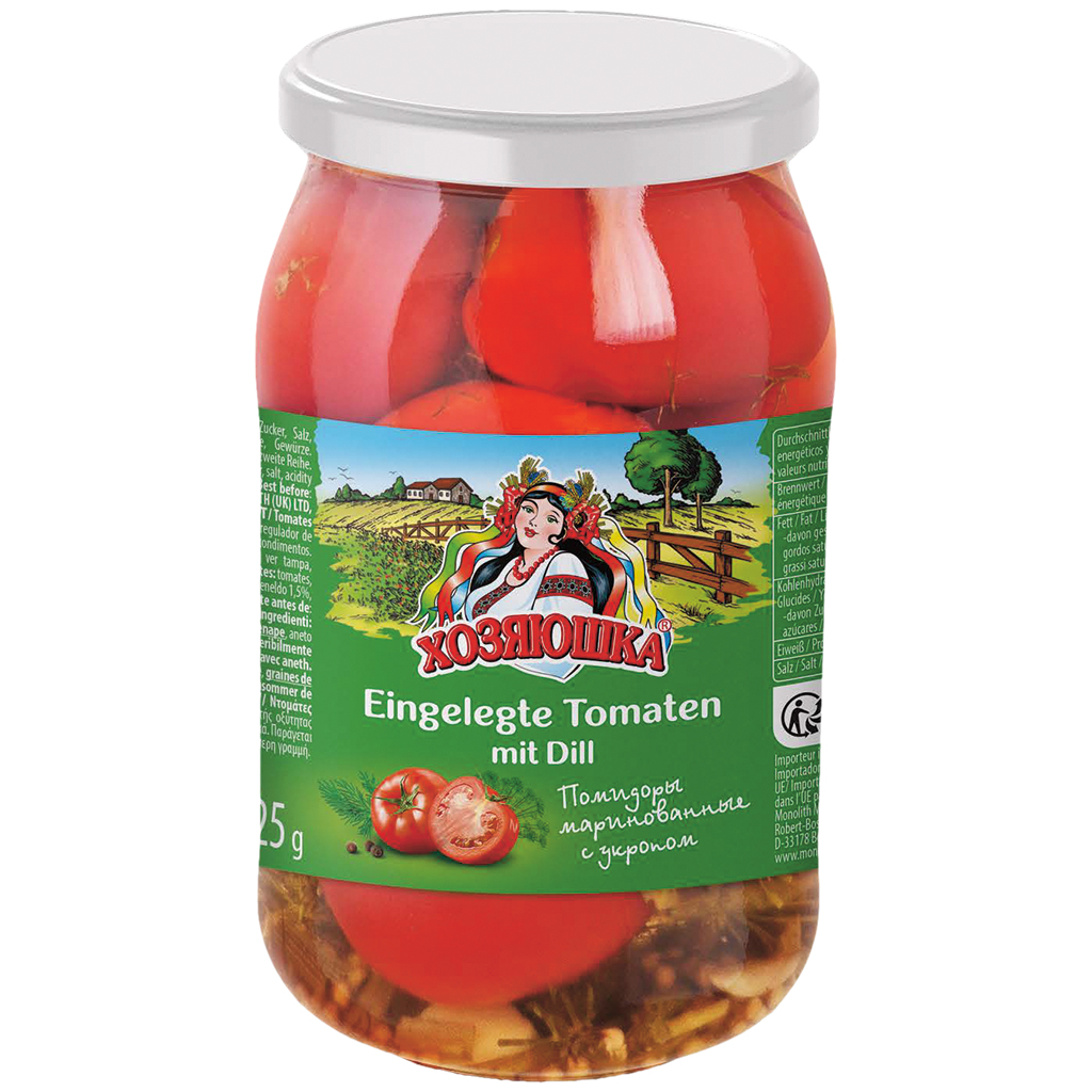 "HOSYAUSHKA" Томаты маринованные с укропом