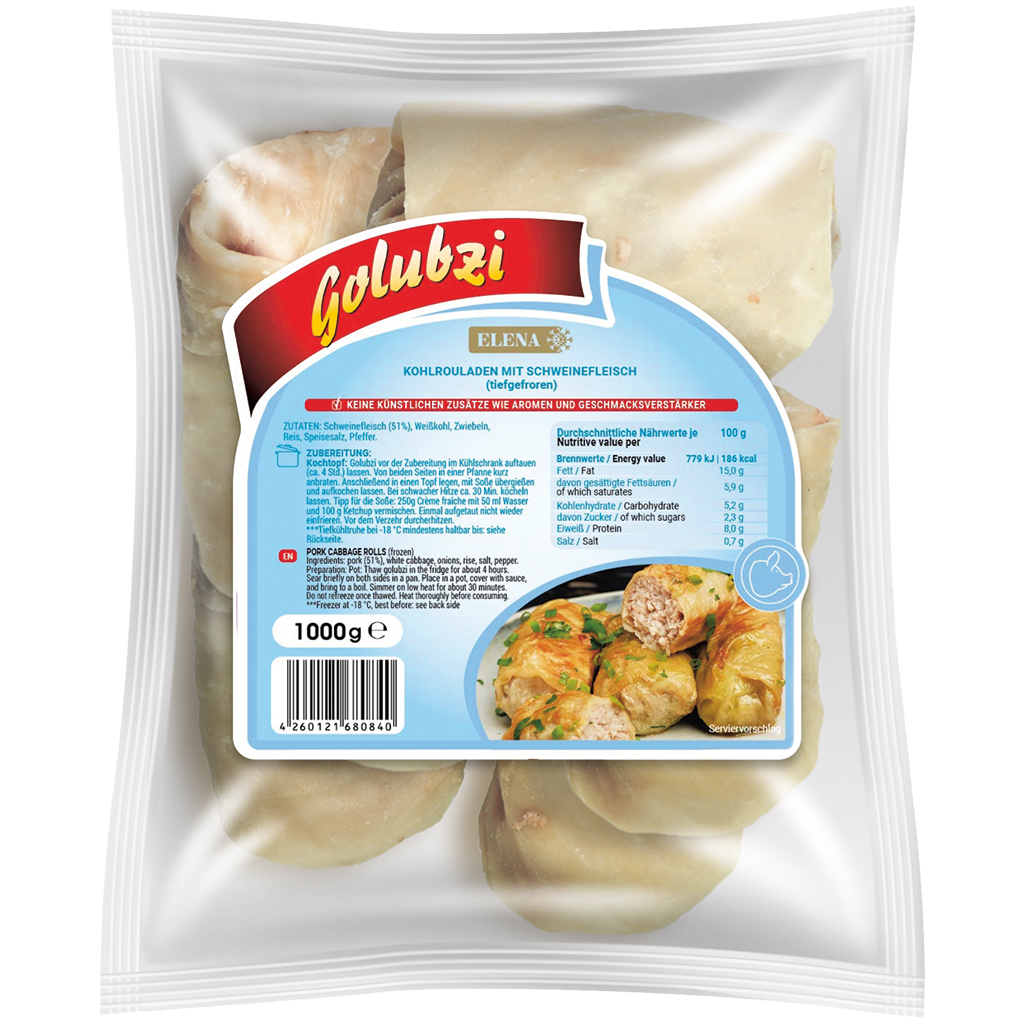 Golubtsi koolrolletjes met varkenvlees