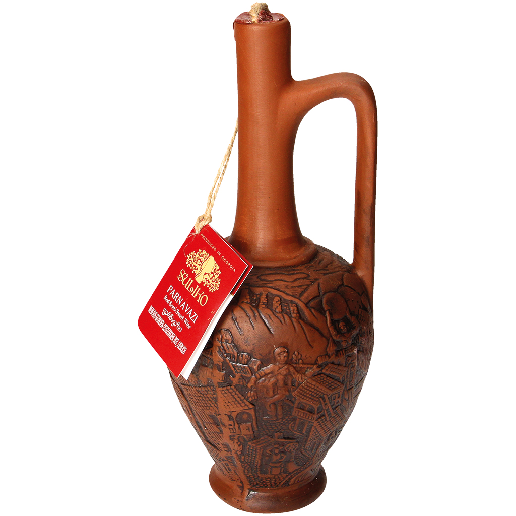 "Parnavazi" вино из Грузии красное, полусладкое, 12% алк.