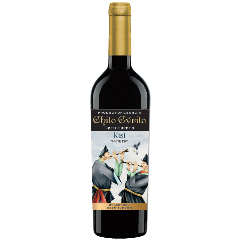 "CHITO GVRITO" Киси Белое сухое вино из Грузии, 13% алк.