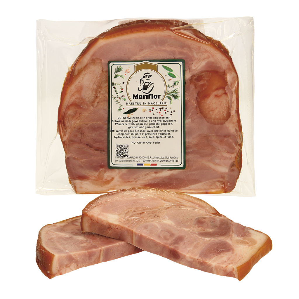 "Ciolan copt feliat" Свиная голень без кости, со свиным колл