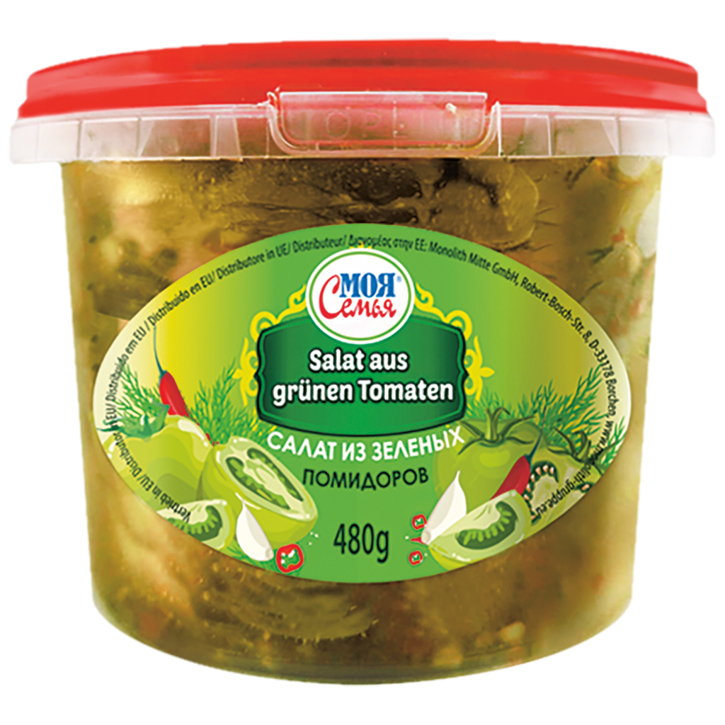 "MOJA SEMJA" Salade van groene tomaten