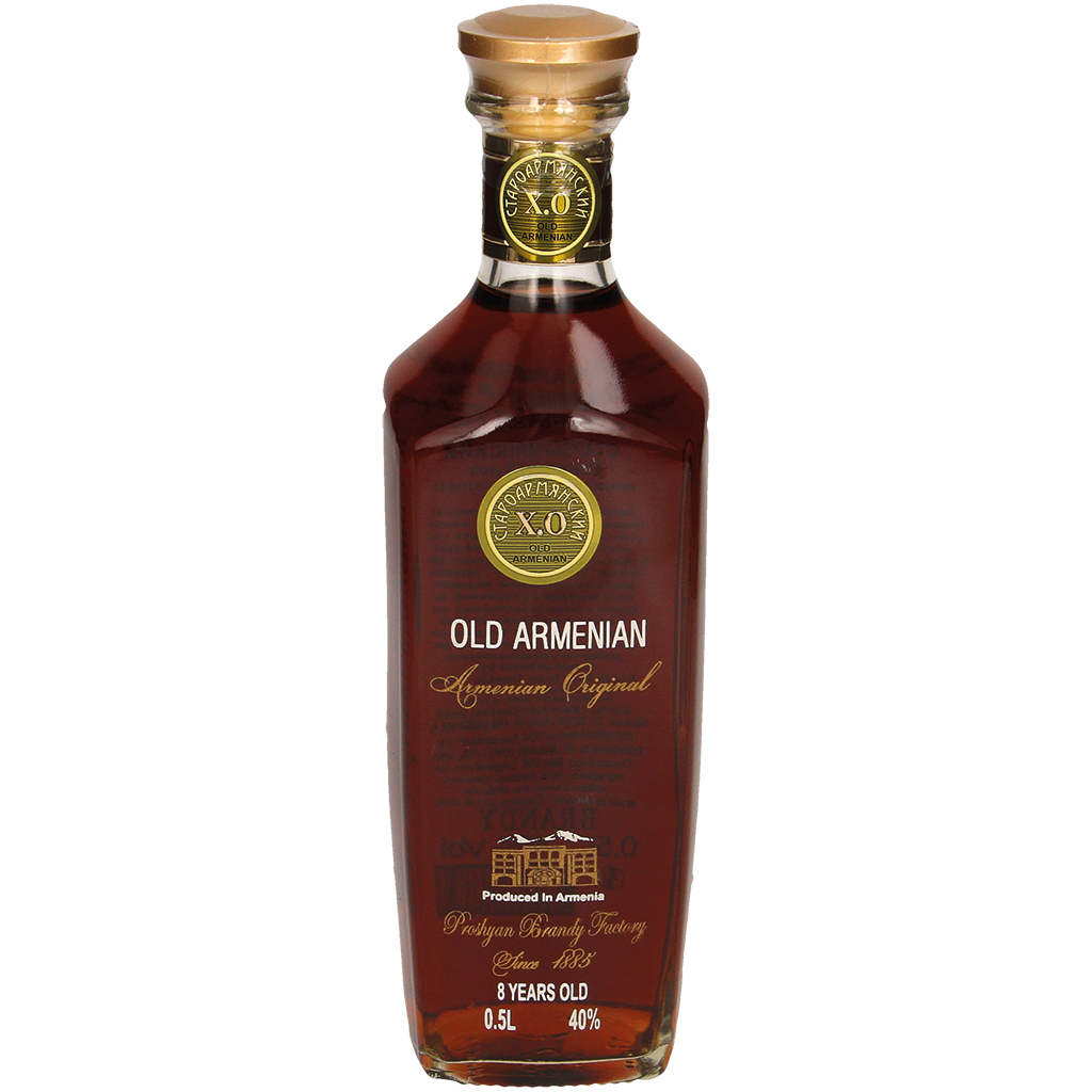 Armeense brandy "Oude Armeense" 8 jaar, 40% vol.