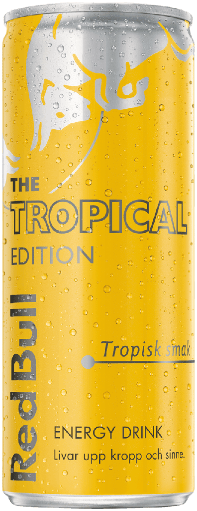 Red Bull energy tropisch fruit