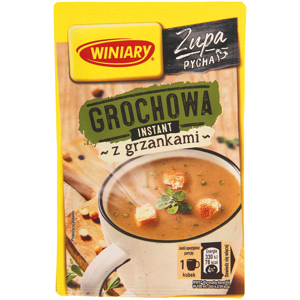 Winiary-erwtensoep met croutons "Grochowa met croutons"