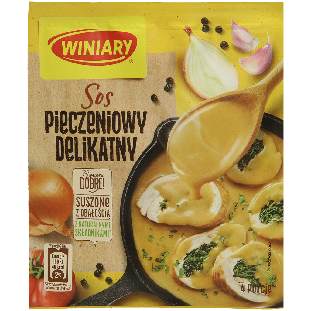 Sauce voor vleesgerechten "Zachte braadsaus"