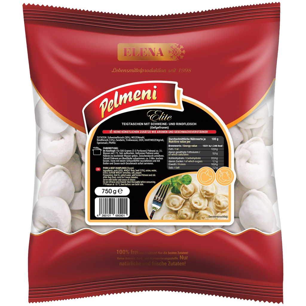 Пельмени Элитные ручной работы из свинины и говядины