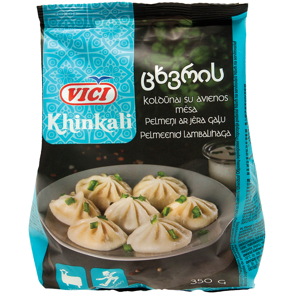 "Хинкали" с бараниной , предварительно отваренные, глубокой