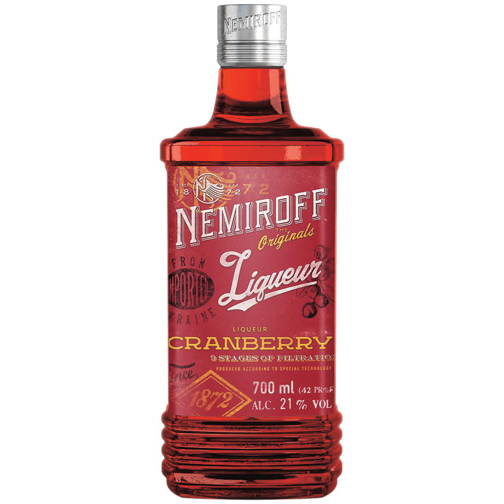"NEMIROFF" Cranberry Likeur, 21% vol.