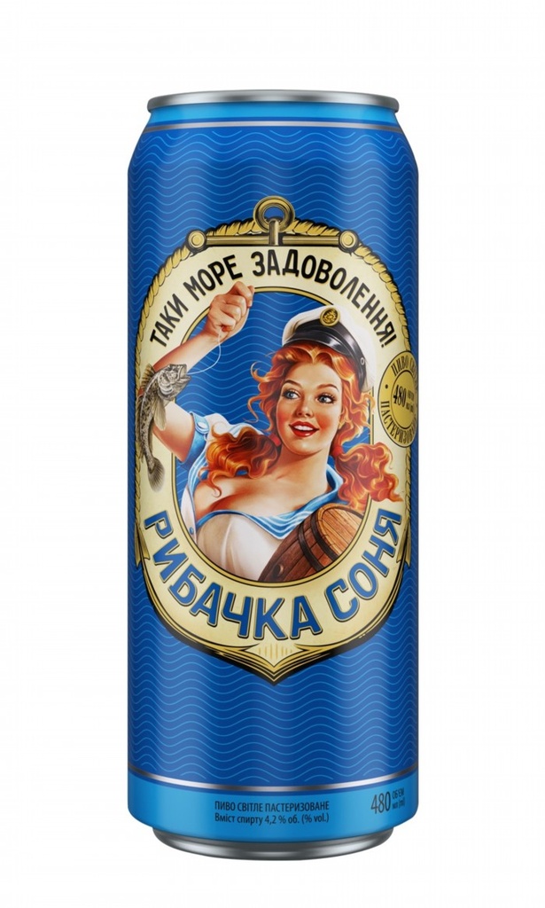 Oekraïens tapbier "RYBACHKA SONYA" licht, gepasteuriseerd.