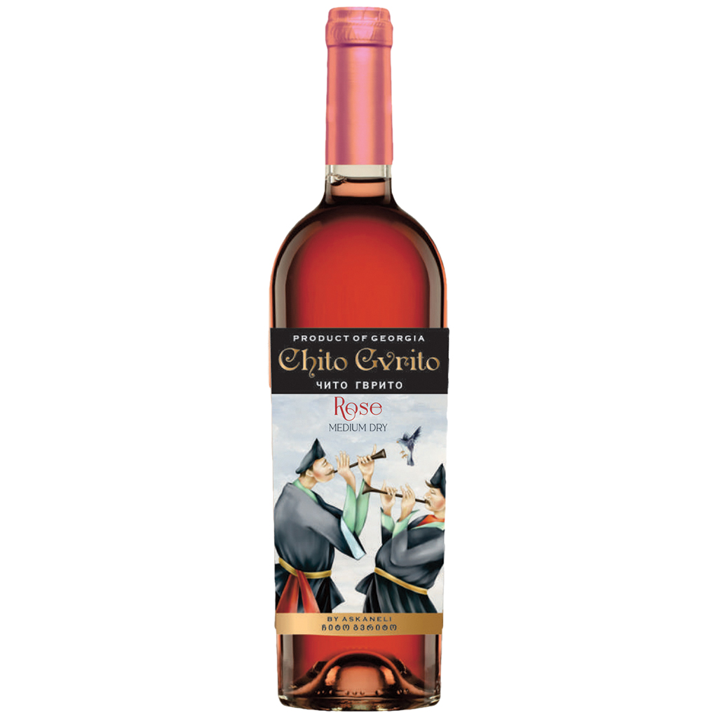 "CHITO GVRITO" Розе вино розовое полусухое, 12,5% алк.