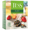 "Tess Flirt" Groene Chinese thee met aroma – Witte perzik – Aardbei. In theezakjes.