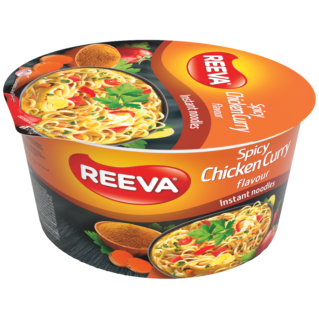 REEVA Instantnoedelgerecht met curry-kip smaak, pittig