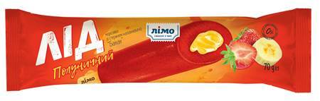 Limo ijs Forzen ijs AardbeiBanan