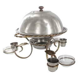 SAGE Twisted - Kebab warmhoudstandaard, met 3 stuks sauskomm