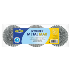 Clarina metalen borstel, 3 stuks.