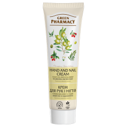 Hand- en nagelcrème Green Pharmacy 100 ml, olijfolie en goji
