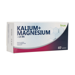 Kalium + magnesium + vitamine B6, VITUM 60 tabletten