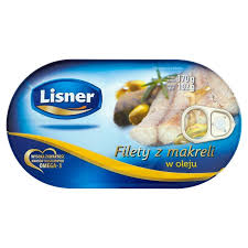 Lisner makreelfilets in olie 170g