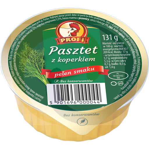 Паштет Profi с укропом 131 г