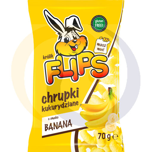 Maïschips Bananen Flips 70g Sante