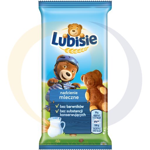Lubisie cake biscuit met melkvulling 30g