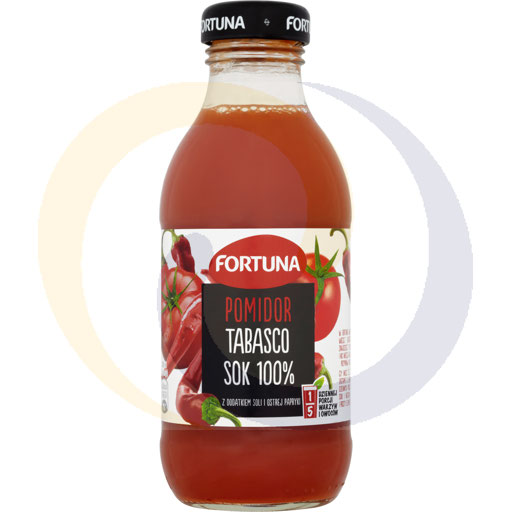 Fortuna 100% Tomaten Tabasco Sap 300 ml