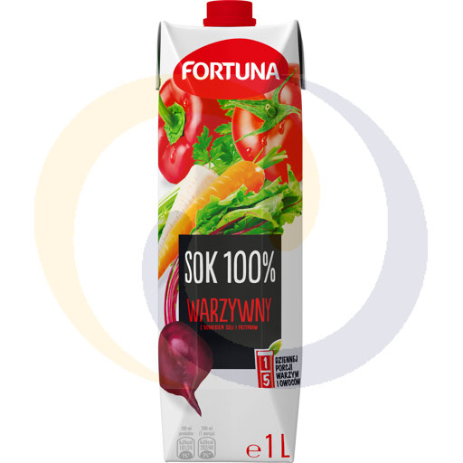 Fortuna 100% tomaten-groentesap 1l