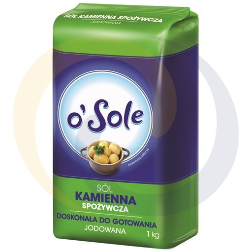 Cenos O'Sole gejodeerd eetbaar steenzout 1kg