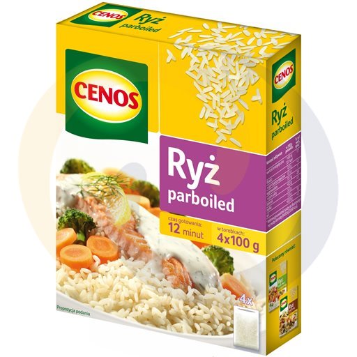 Cenos Voorgekookte Rijst 400 g (4 x 100 g)