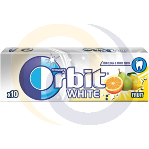 Жевательная резинка Orbit White Фруктовая 10 штук/30 штук/20 дисков Wrigley
