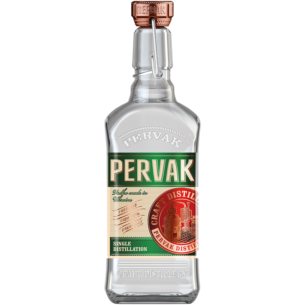 Aromatische wodka "Pervak Single distillation", 40% vol.