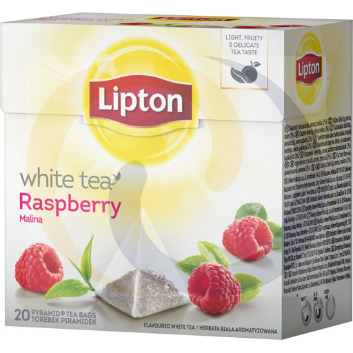 Thee Piramidki witte framboos 20t*1.5g/12st Lipton