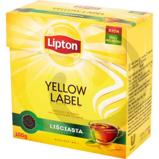 Lipton Gele Label Blad Zwarte Thee 100 g