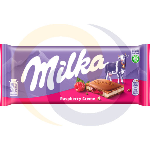 Milka Малина Крем Молочный Шоколад 100 г