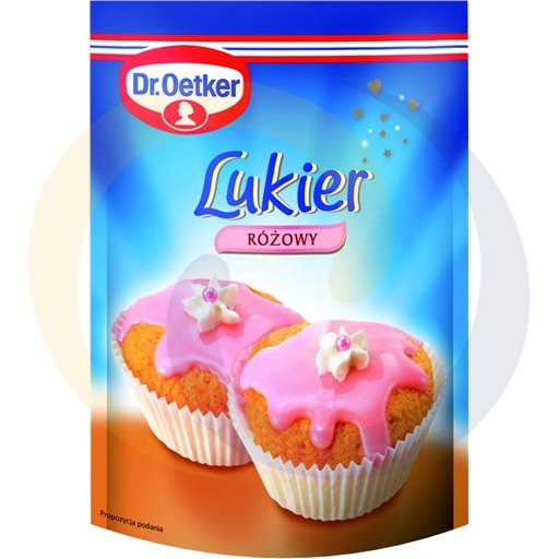 Dr.Oetker roze glazuur 100g