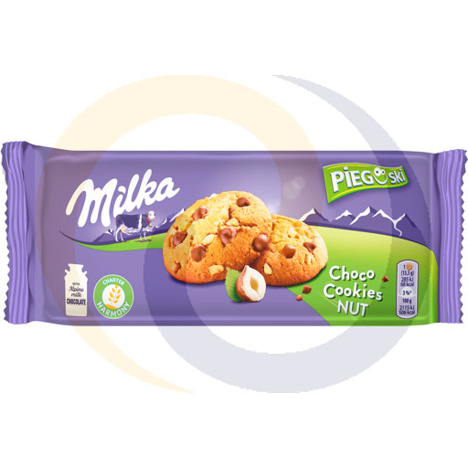 Milka Пиегуски Шоколадное печенье с орехами 135 г