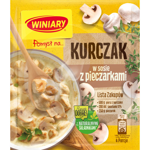 Winiary Idee voor kip met champignons 32g