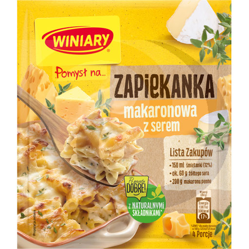 Winiary Idee voor... Pasta met Kaasschotel 47 g