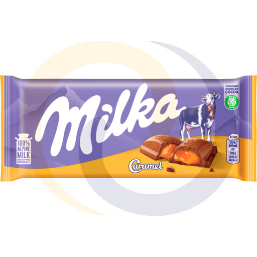 Milka Карамельный альпийский молочный шоколад 100 г