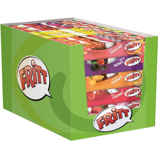 Kers smaak kauw snoep met vitamine C  Trumpf